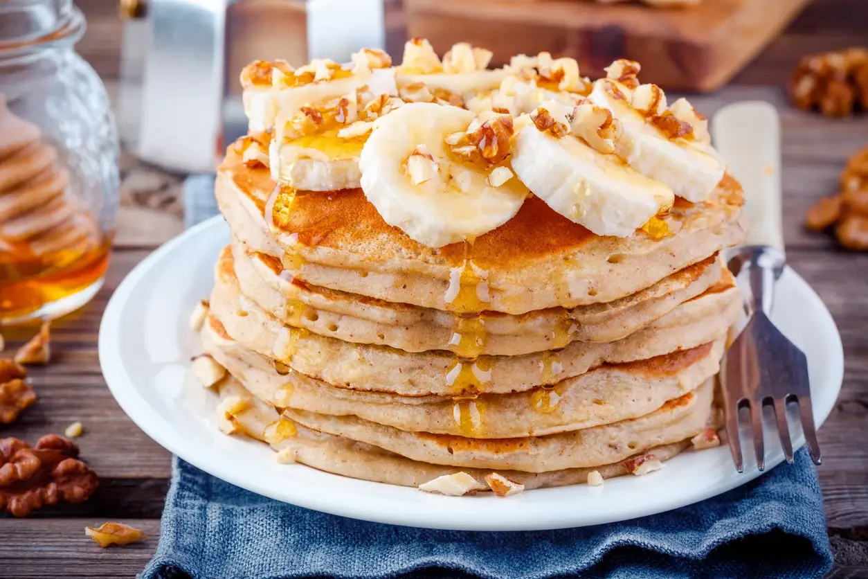 Panqueca de Banana e Aveia