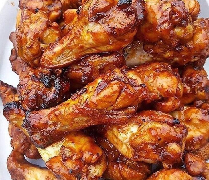 Frango assado com shoyo e mel