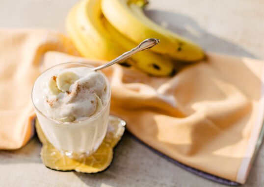 Sorvete Cremoso de Banana