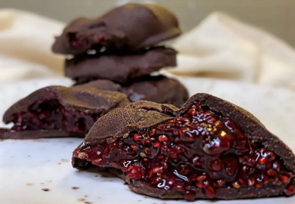 Frutas Vermelhas com Chia e Chocolate