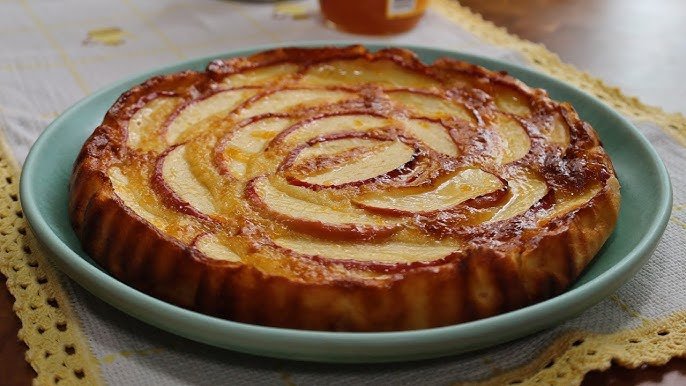 Torta de Pera e Amêndoas Caramelizadas1