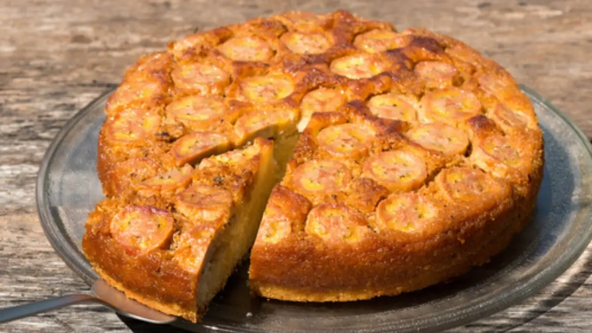 Bolo de Banana com Aveia e Sem Açúcar