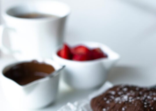 Frutas Vermelhas com Chia e Chocolate