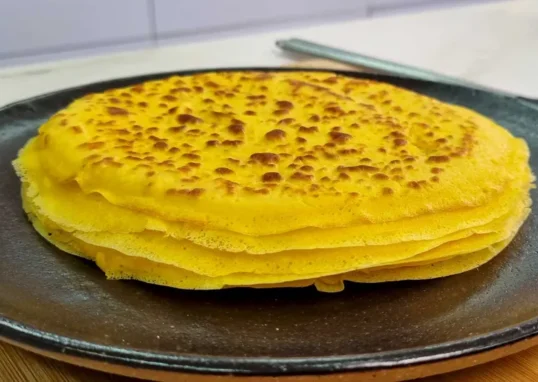 Massa de Panqueca de Cenoura