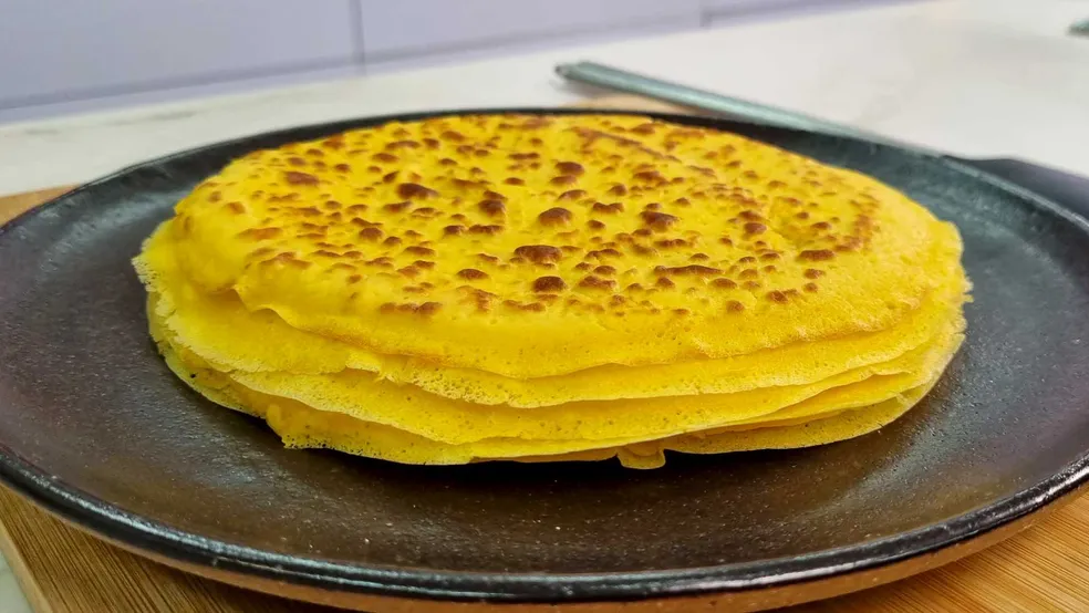 Massa de Panqueca de Cenoura