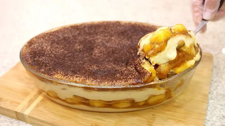 Pavê de Banana Caramelizada