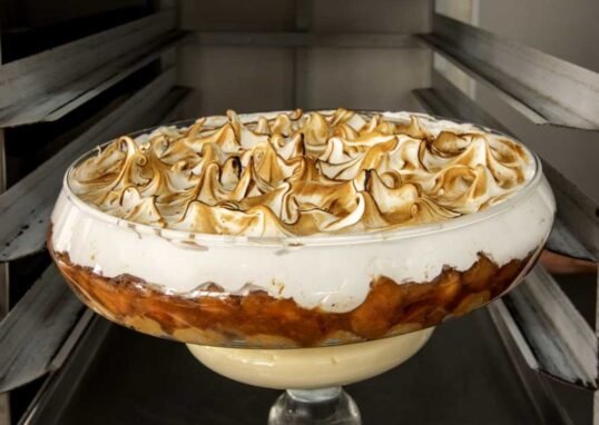 Pavê de Banana Caramelizada