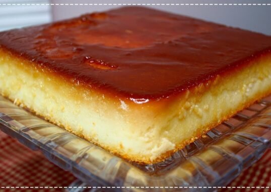 pudim de pão caseiro